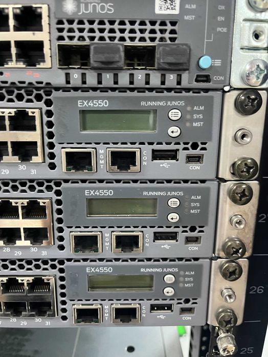 Juniper Switch EX2200 / EX3400 / EX4550 / EX2300 / EX4550 и SRX340