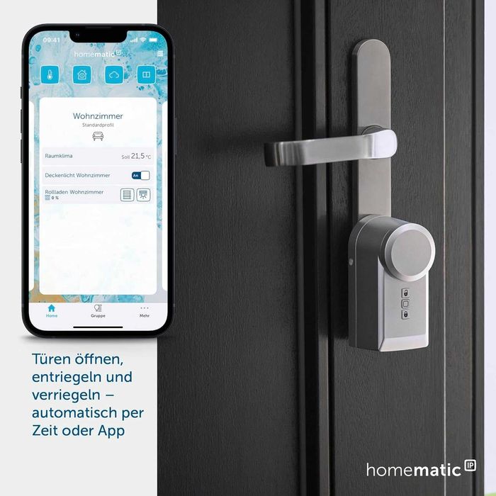 Homematic IP Smart Home door lock drive (HmIP-DLD-S) (silver)