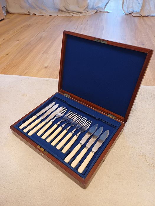 Accesorii decorațiuni set vintage colectie argintata Anglia 1920