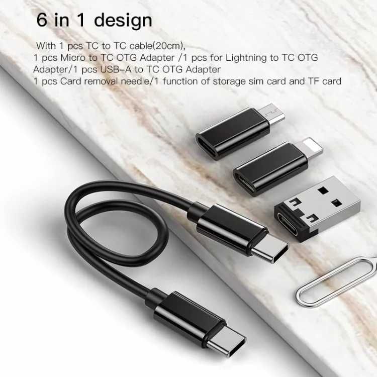 Yesido CA114 Multifunctional Fast Charge Data Cable Storage Box Holder