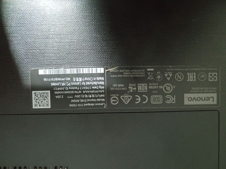 Ноутбук LENOVO IDEAPAD 310-15 Isk в отличном состоянии.