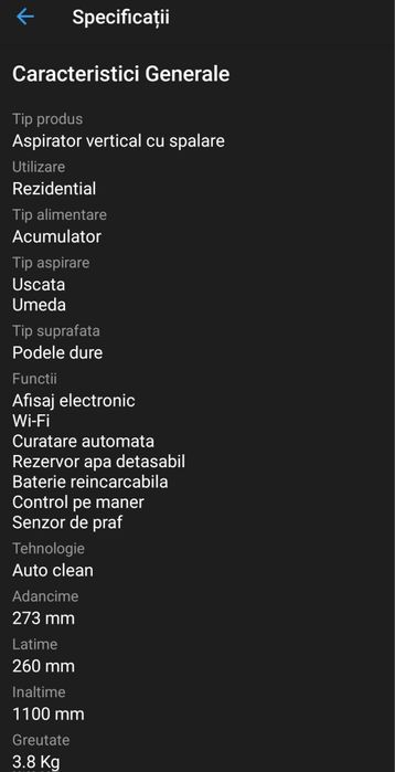 Super aspirator cu spălare TINECO S5 extreme (fără fir) wii-fii