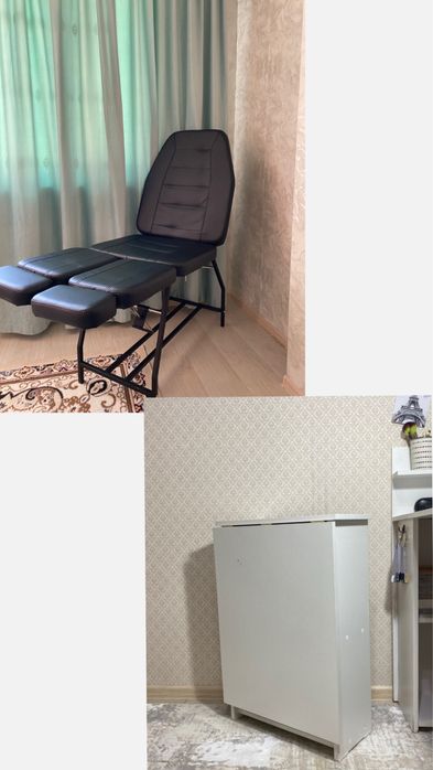 Кресло и стол для салона
