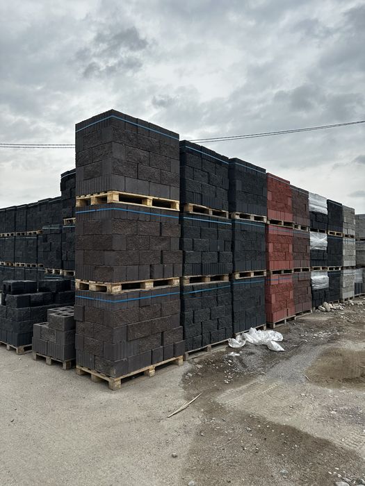 Рваные сплитерные блоки 390/190/190 тумбы 33/33 40/40 толстстенные