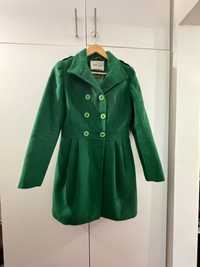 Palton verde Moda Aliss