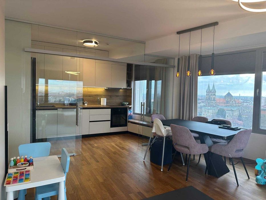 ISHO Riverside A – 3 Camere, Mobilat, Etaj 11, Vedere + Parcare & Boxa