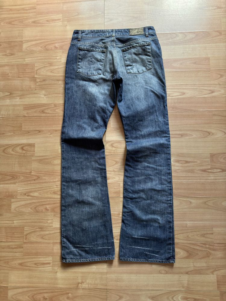 Jeans blugi denim trousers Roberto Cavalli originali bumbac wide
