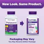 Melatonin 5mg  NATROL, мелатонин 250 жевательных таблеток