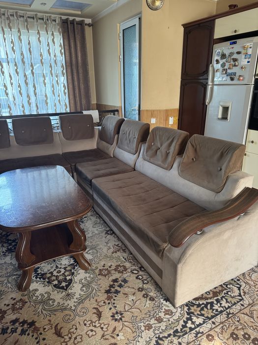 Диван уголок + журнальный стол