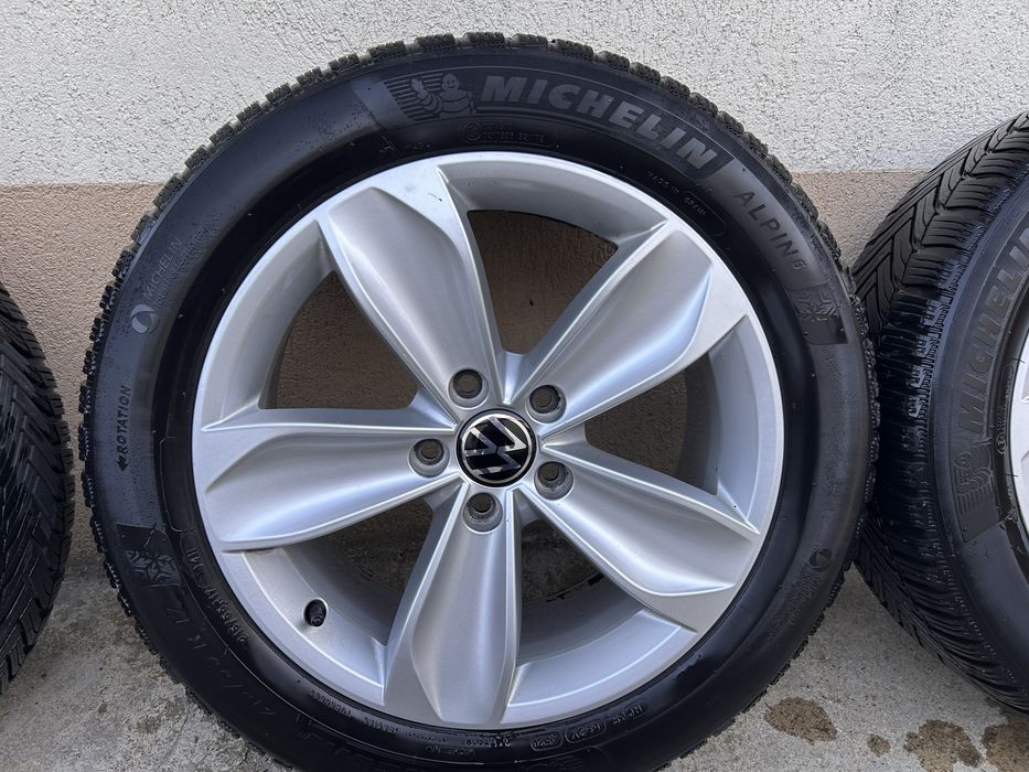 Vand jante 17 originale vw cu anvelope