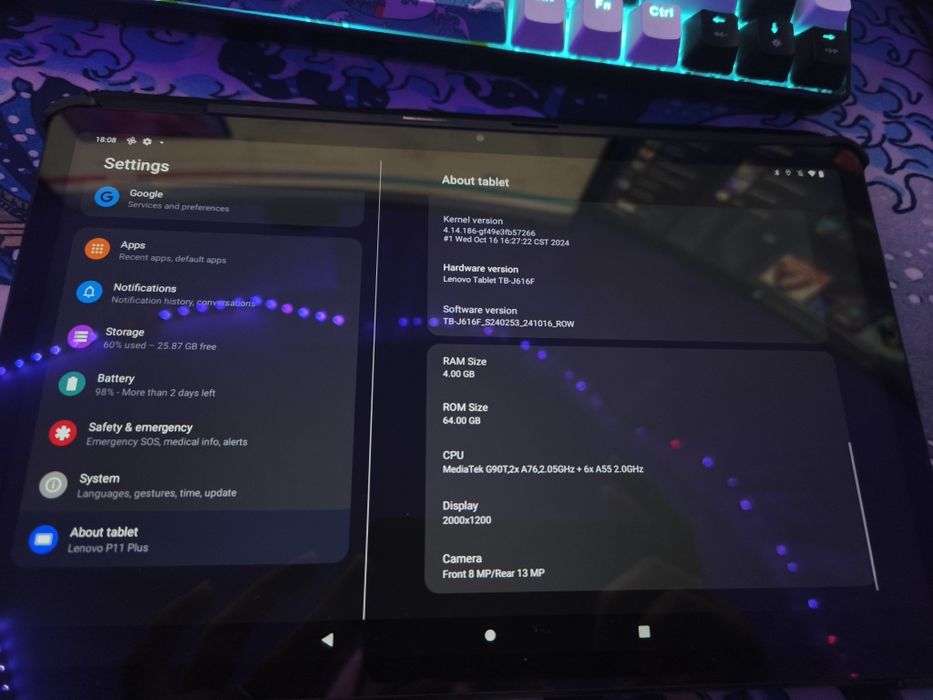 Tableta Lenovo P11 Plus