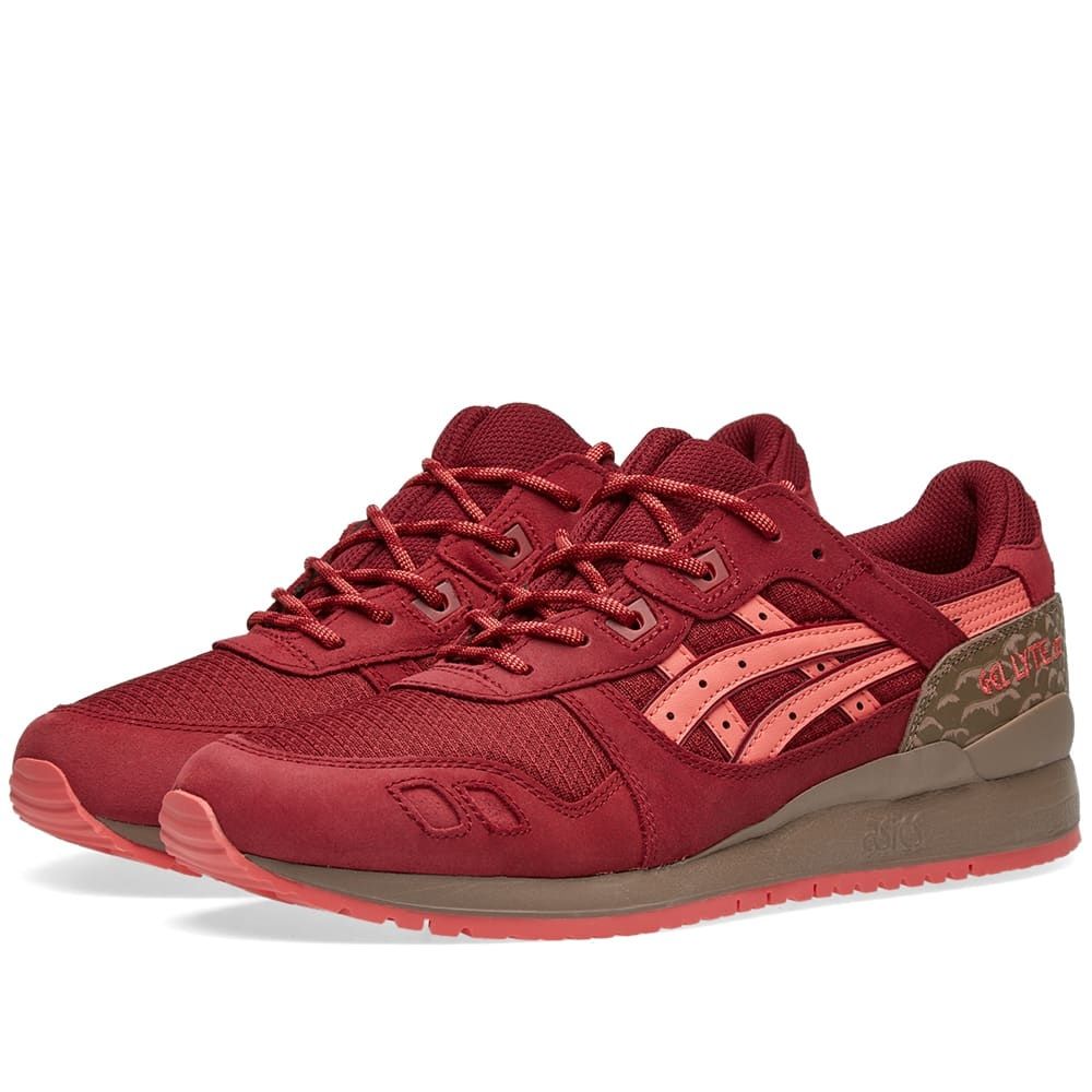 ASICS GEL LYTE III, Nr 43, rosu, nou