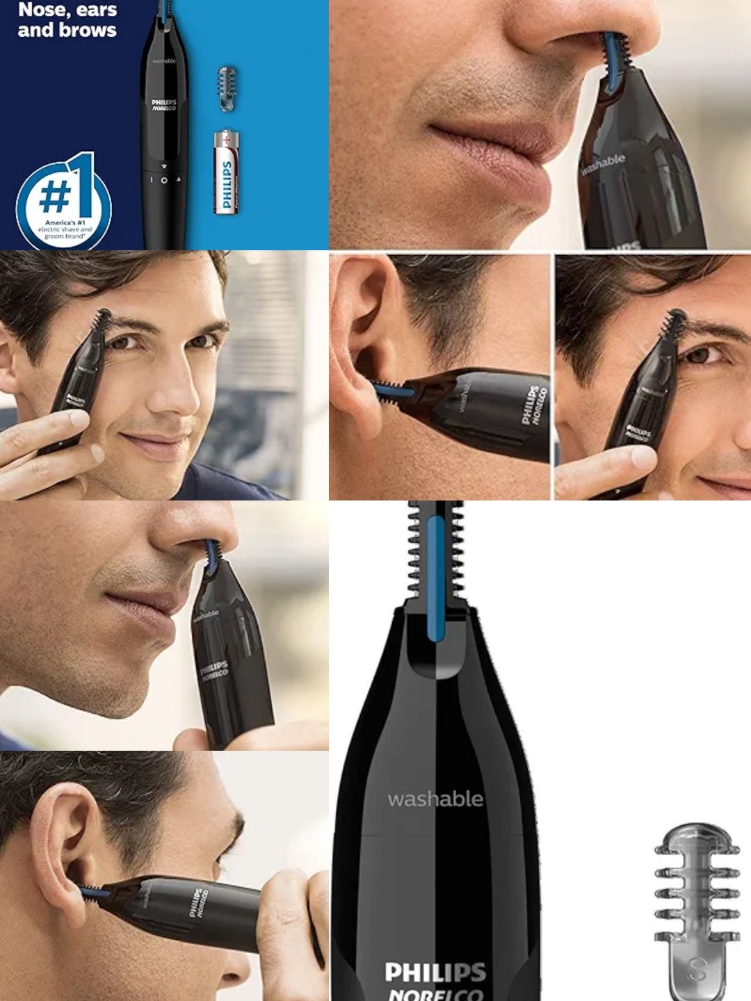 Panasonic Philips Braun триммер для стрижки волос в носу ушах и бровях