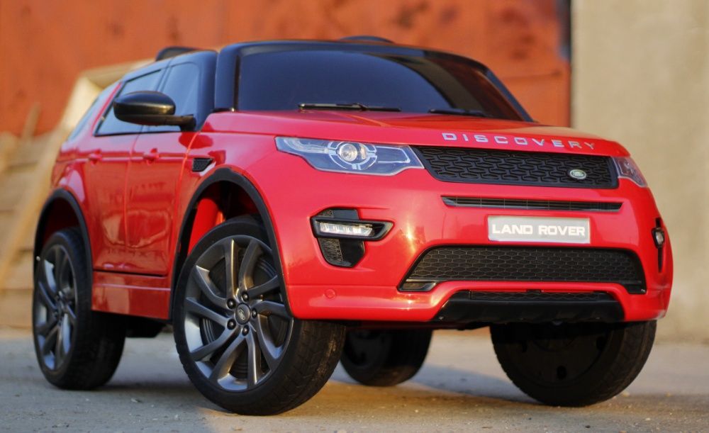 Masina electrica pentru copii Land Rover Discovery cu Display #Rosu