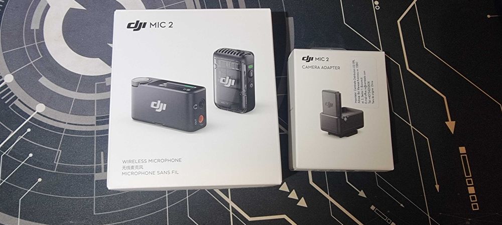 DJI Mic 2 Sistem Wireless  2 TX + 1 RX + DJI Mic2 Adaptor Patina