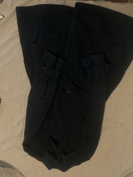 Тъмно син шлифер Mango