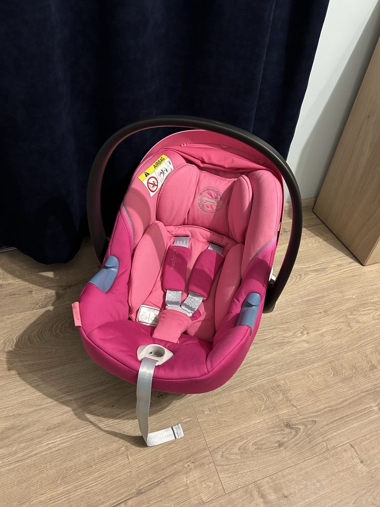 Столче за кола Cybex Aton M i-size 0-13 кг розово