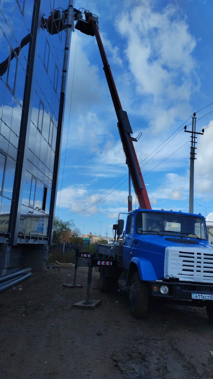 Услуги автовышки 18 метров