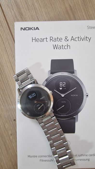Ceas smartwatch Nokia Steel HR 40mm, Black