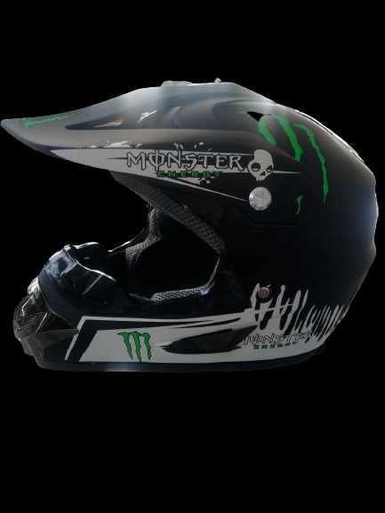 Крос Каска FullFace Monster Energy