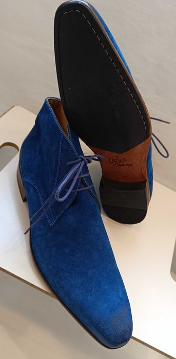 Ghete chukka 42 42.5 43 de lux GREVE NOI lucrate manual piele naturala