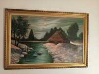 Tablou mare, cu rama