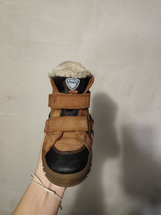 Детски зимни обувки естествена кожа