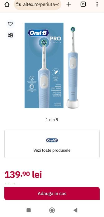 Periuta electrical Oral B