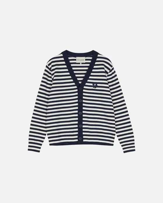 Marimekko, Cardigan din bumbac Adde Patja, Unisex, Bleumarin, L