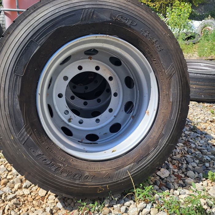 Anvelope Cauciucuri roți Dunlop 315 70 22.5 cu jante