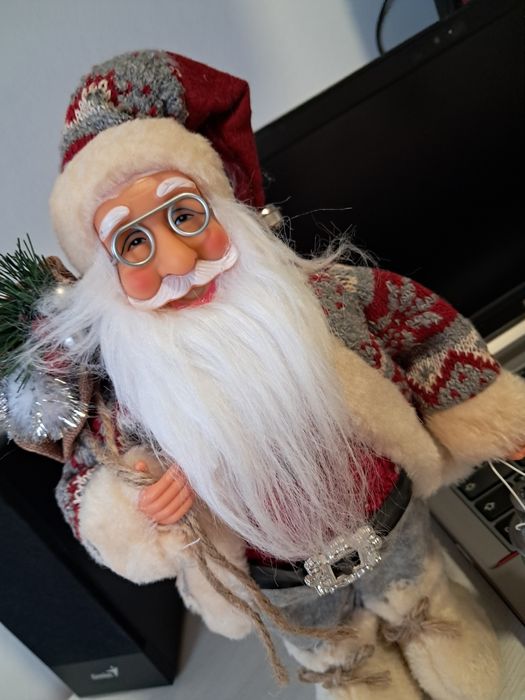 Figurină Mos Crăciun/Mos Nicolae 30 cm