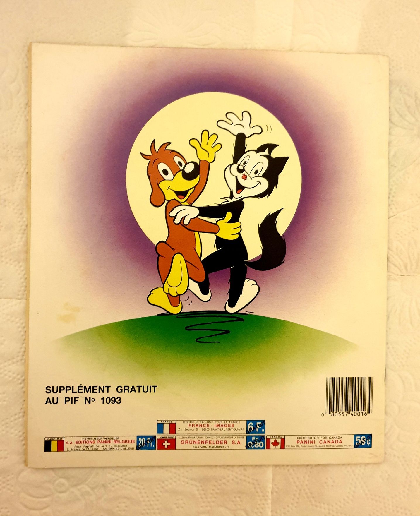 Album Panini Pif & Hercule 1989