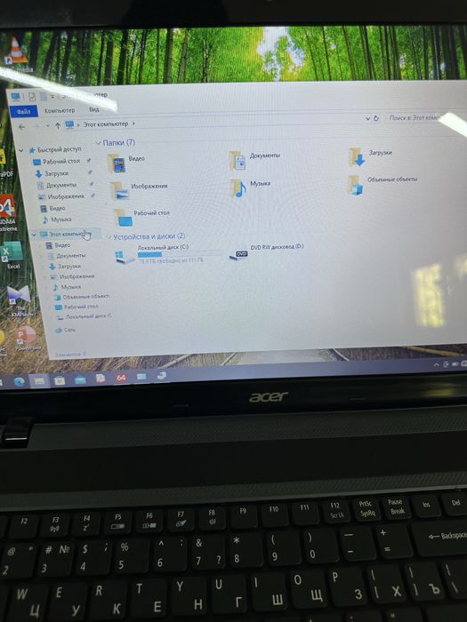 Acer Core i3 ОЗУ-4ГБ ССД-128ГБ емкость 72% в хорошем состоянии