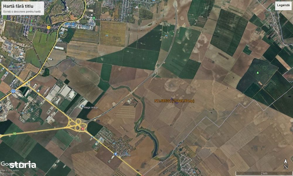 Teren situat in aproprierea autostrazii A0