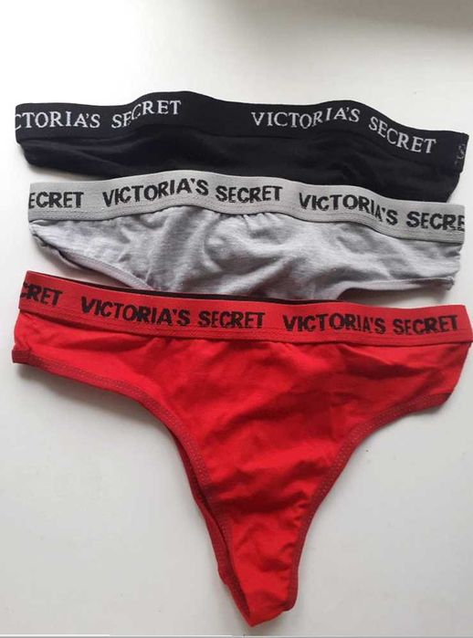 Chiloti tanga victoria S, masura S, 3 perechi in cutie