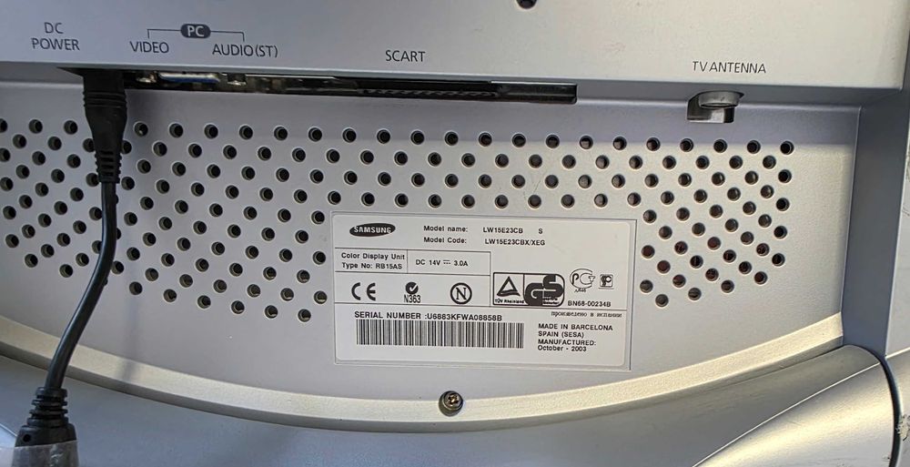 TV pt rulota,camion etc - Samsung LW15E23C - 15 inch/38 cm - 12v