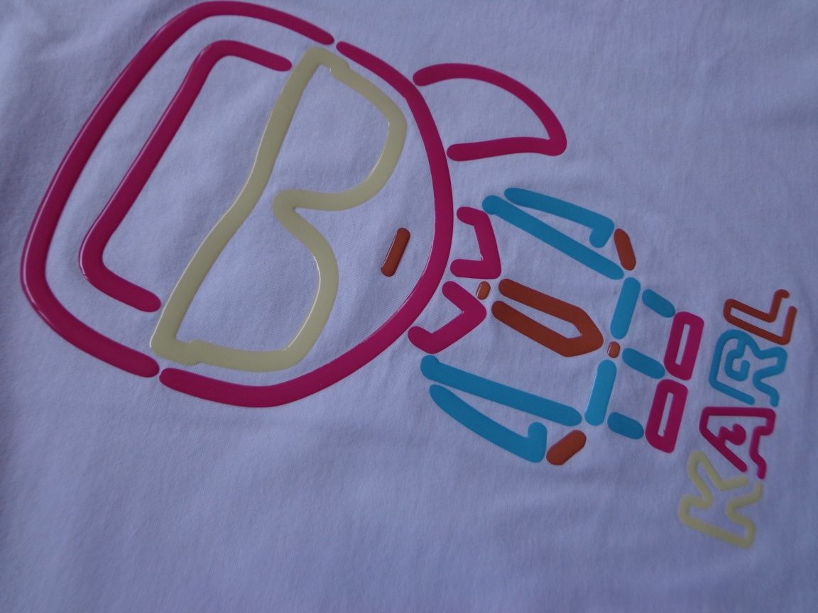 Дамска тениска Karl Lagerfeld Ikonik Outline 3D T-shirt размер L