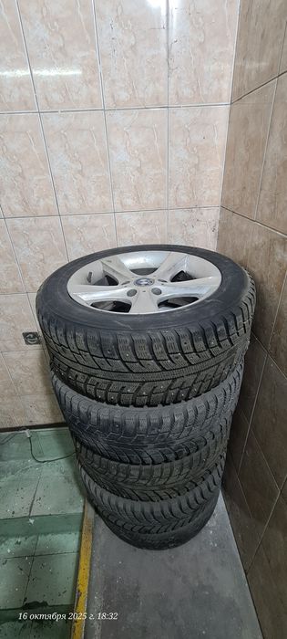 Продам диски с зимней резиной R16 цена 70000т.