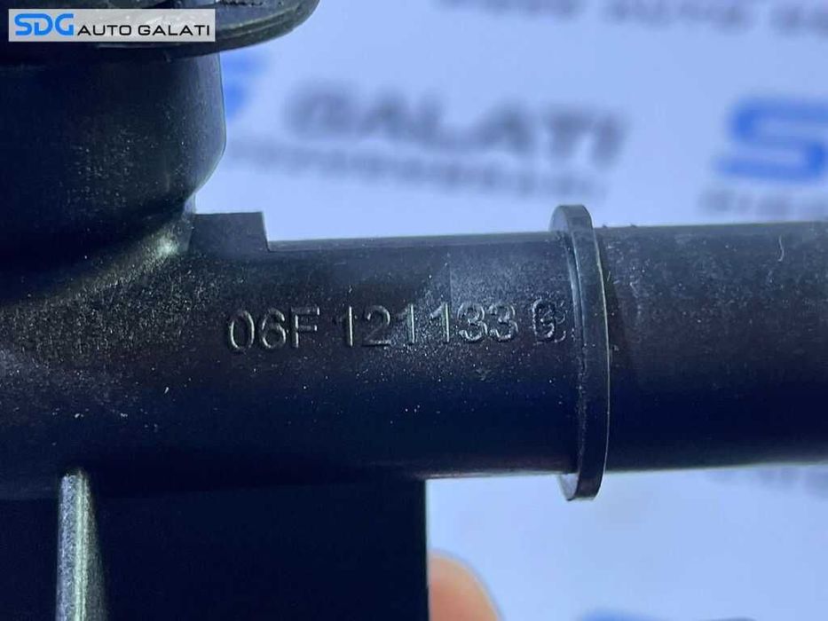 Flansa Distribuitor Racord Teava Conducta Senzor Apa Seat Toledo 3 2.0 TFSI BWA 2005 - 2009 Cod 06F121133G