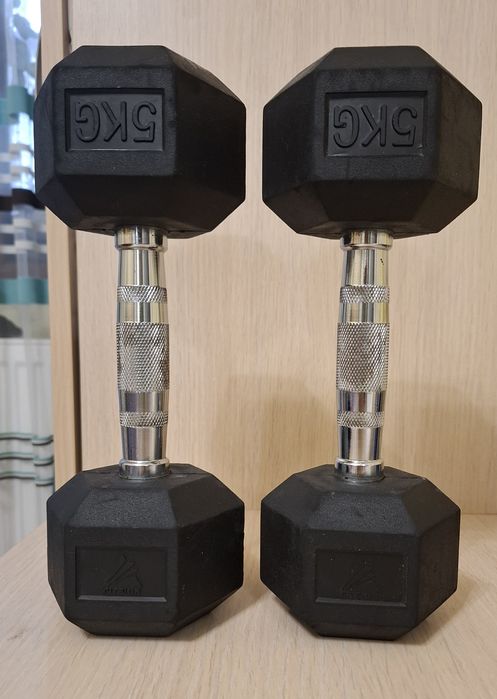 Gantere 5 kg pentru antrenament