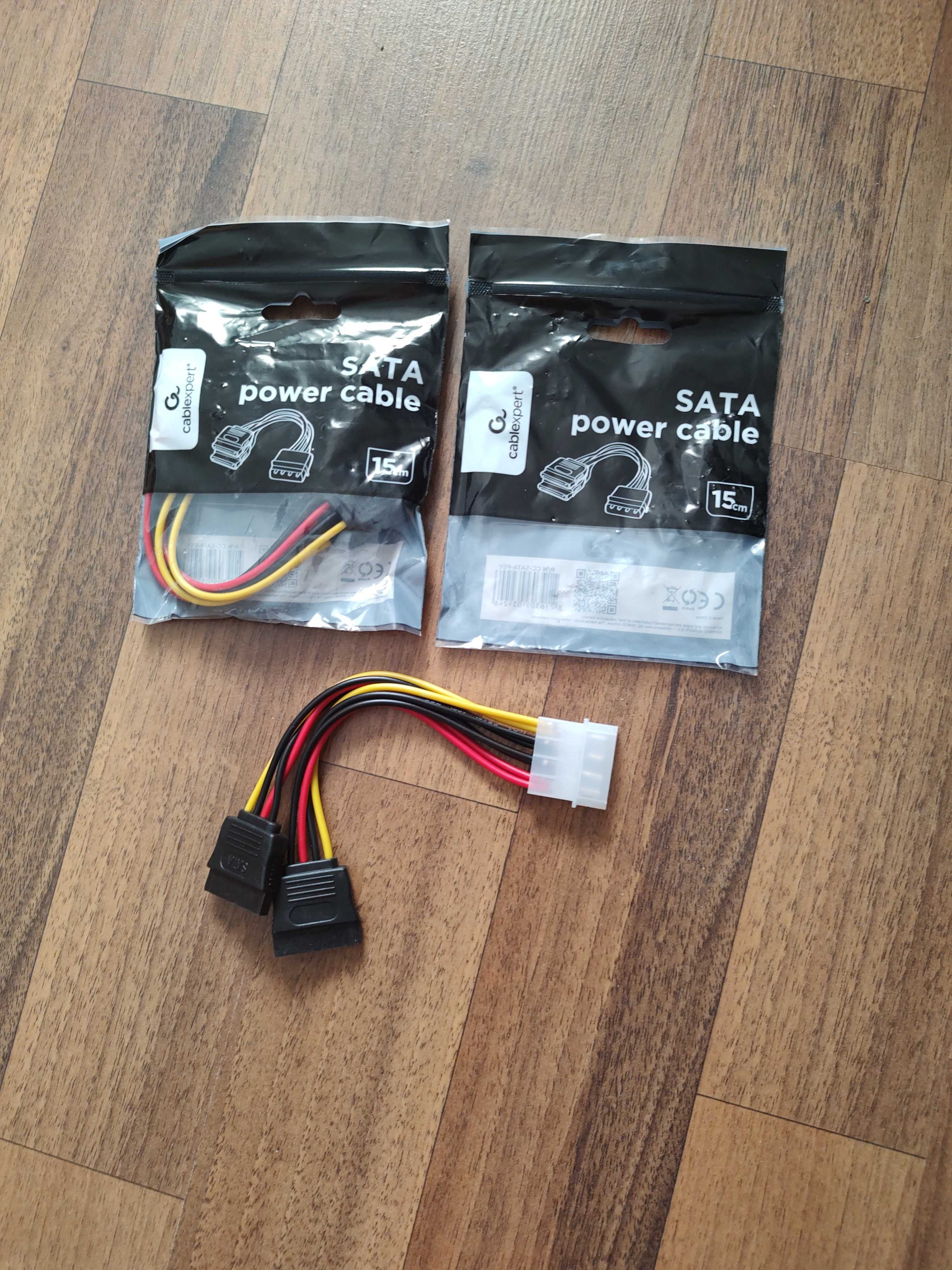 Cablu alimentare de la Molex la 2 SATA , T/M , 0.15 cm