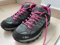 Pantofi trekking CMP 3Q54456 Gri cu detalii roz marimea 38