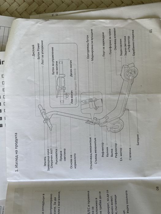 Тротинетка  8.1 инча