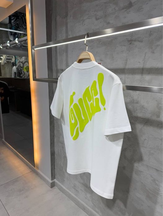 Tricou gucci alb premium lichidare
