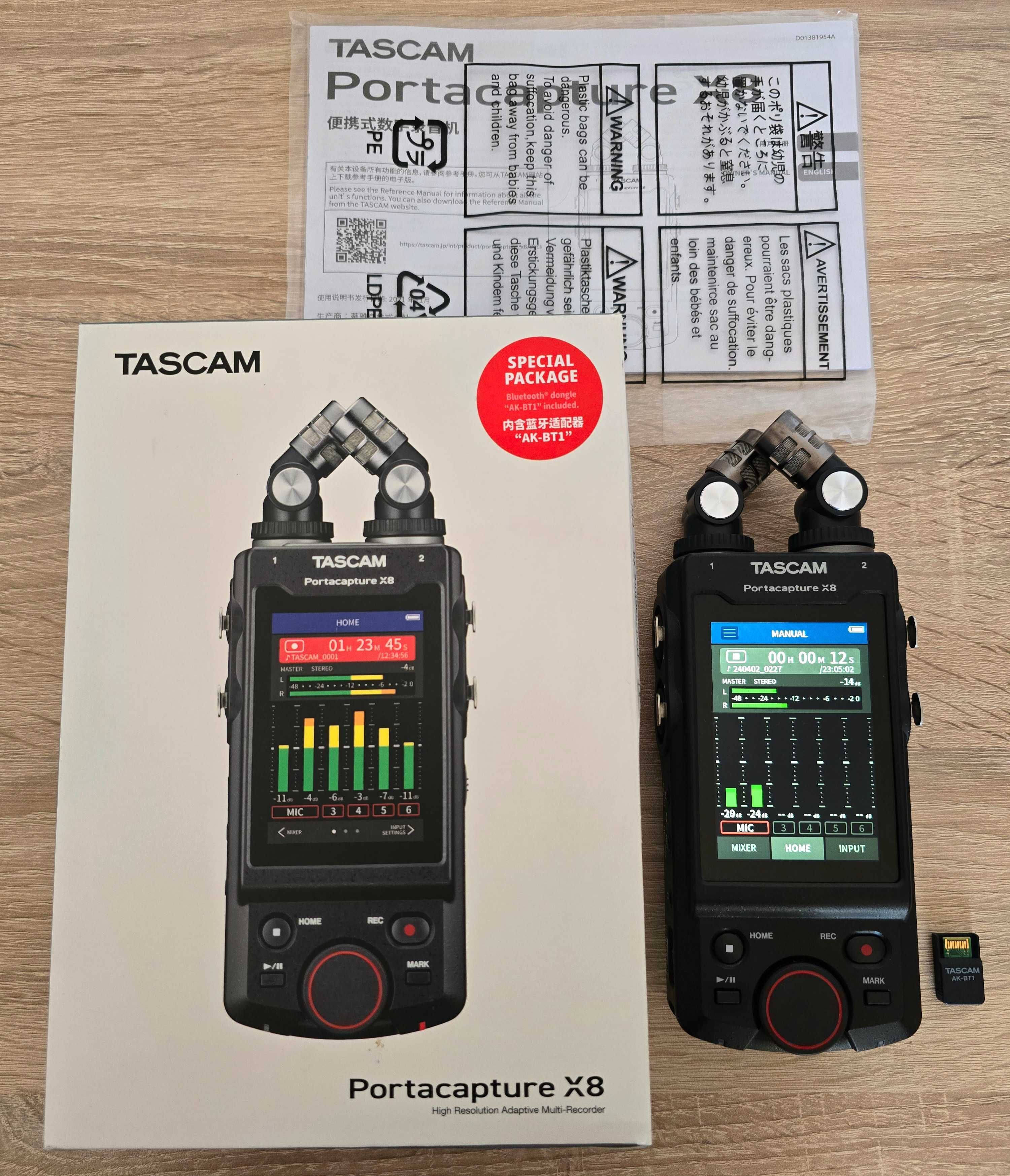 Tascam Portacapture X8 - 8 Канала 32Bit Float - Като НОВ!