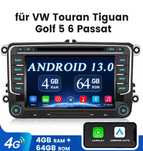 Навигация Navi за фолксваген VW Golf Skoda Seat  4G Android 13 4+64G