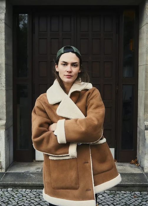 Дубленка ZARA как новая