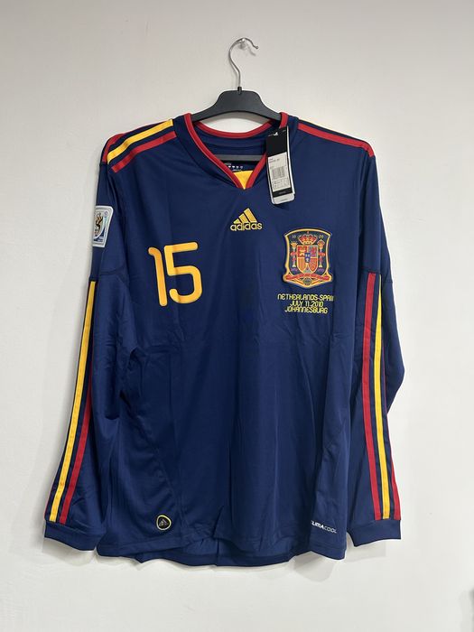 Tricou Sergio Ramos Spania World Cup 2010 long sleeved