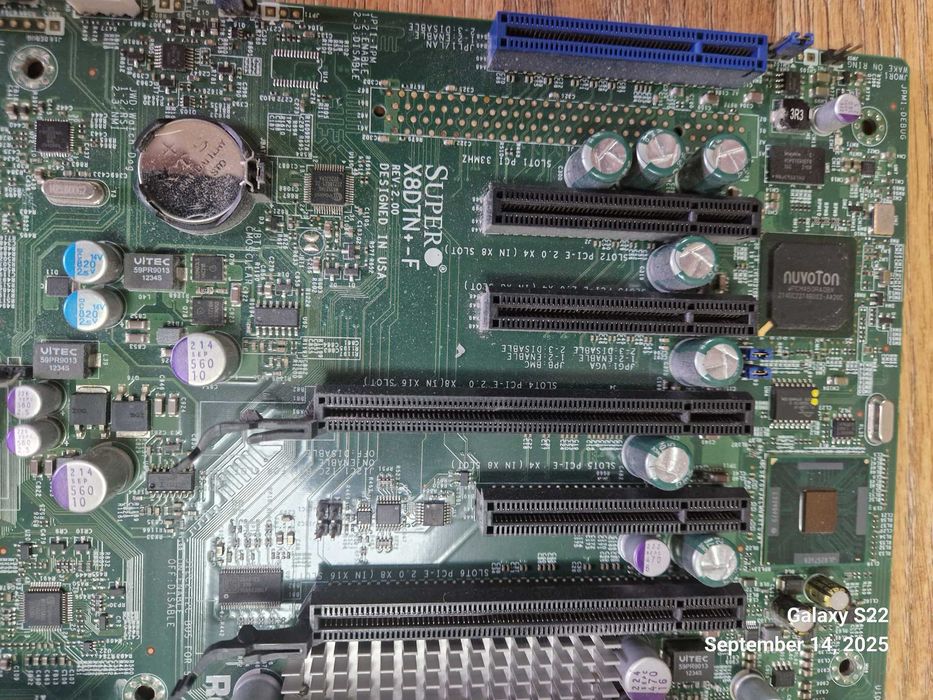 Placa de baza server + 2 Procesoare 16 core + 48GB memorie ECC
