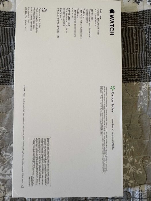 Каишка Apple watch ultra/2/ 3 - Trail Loop Blue S/M